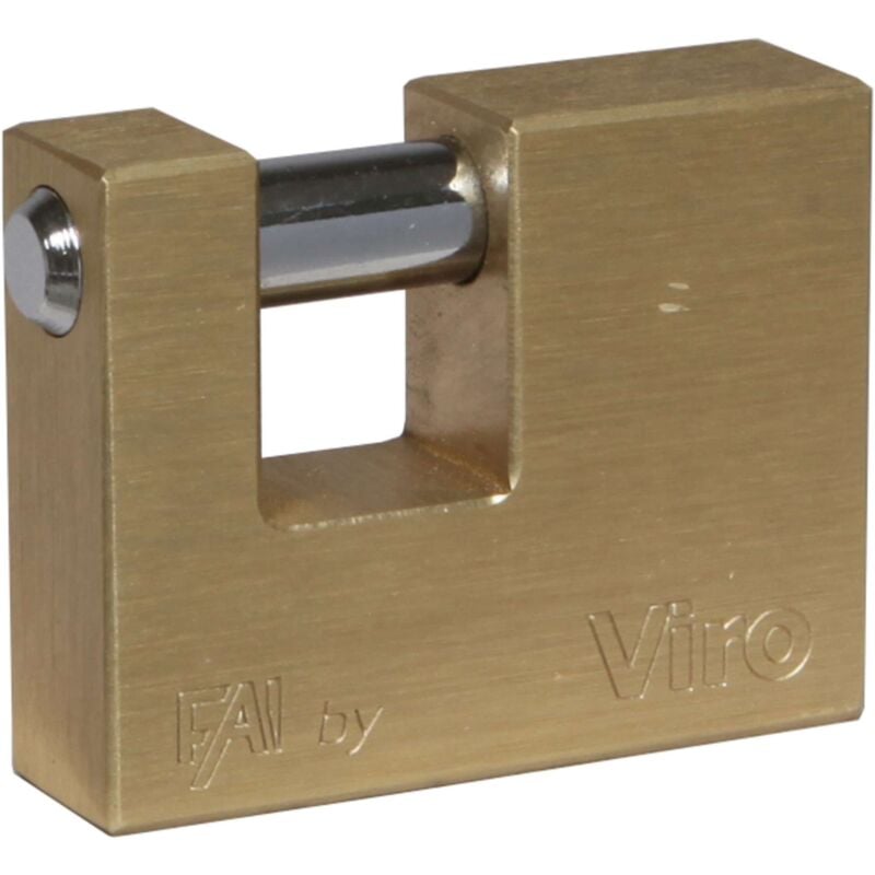 foto del prodotto fai art 506 lucchetto per serranda 70 mm antiscasso con 2 chiavi viro