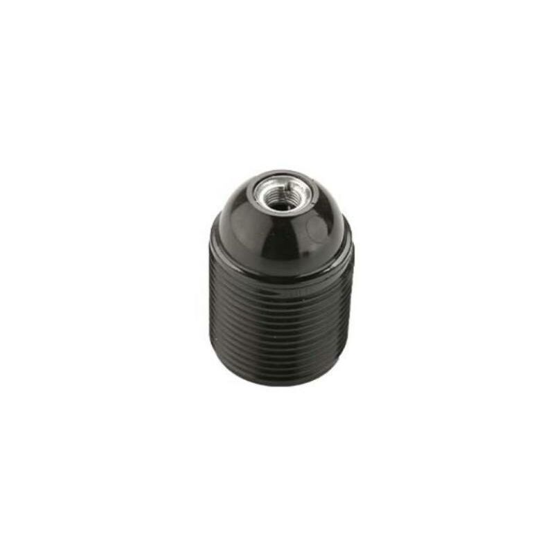 foto del prodotto fai portalampada in resina termoindurente e27 nero 0192 n