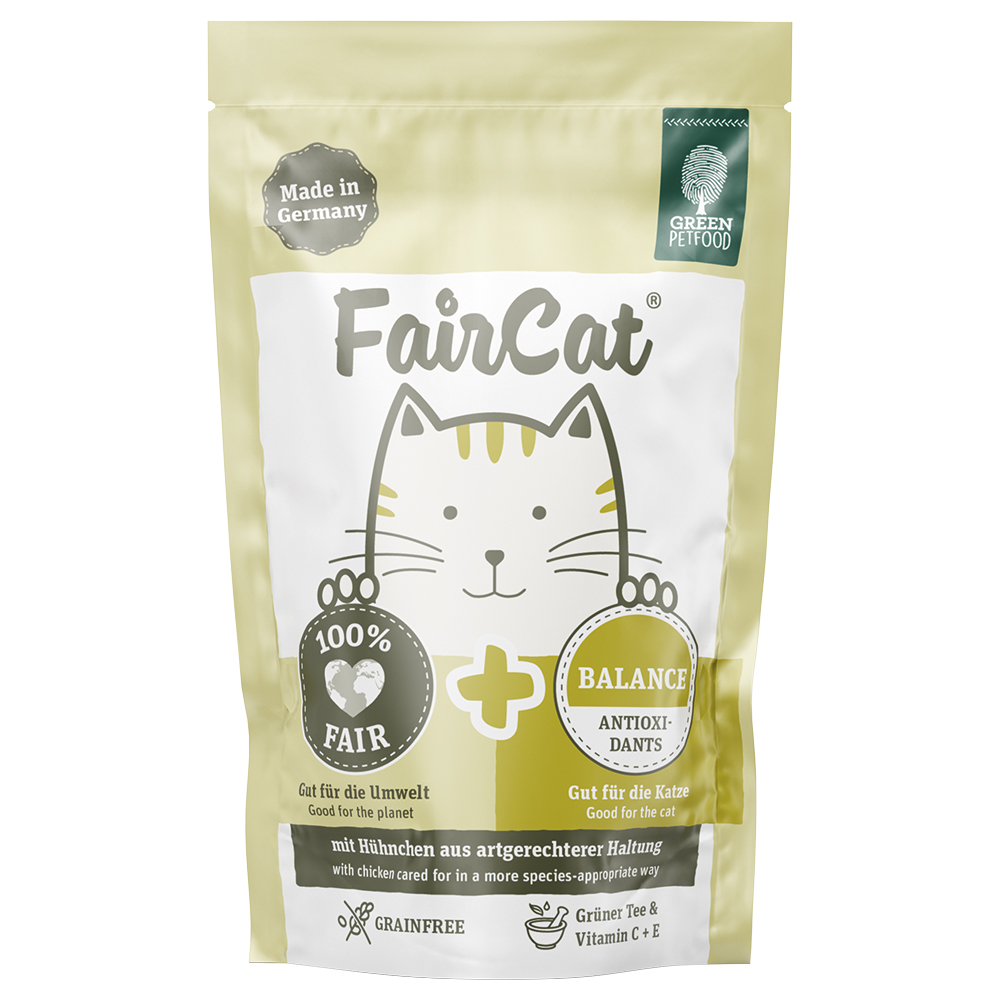 foto del prodotto faircat alimento umido per gatti - 16 x 85 g balance