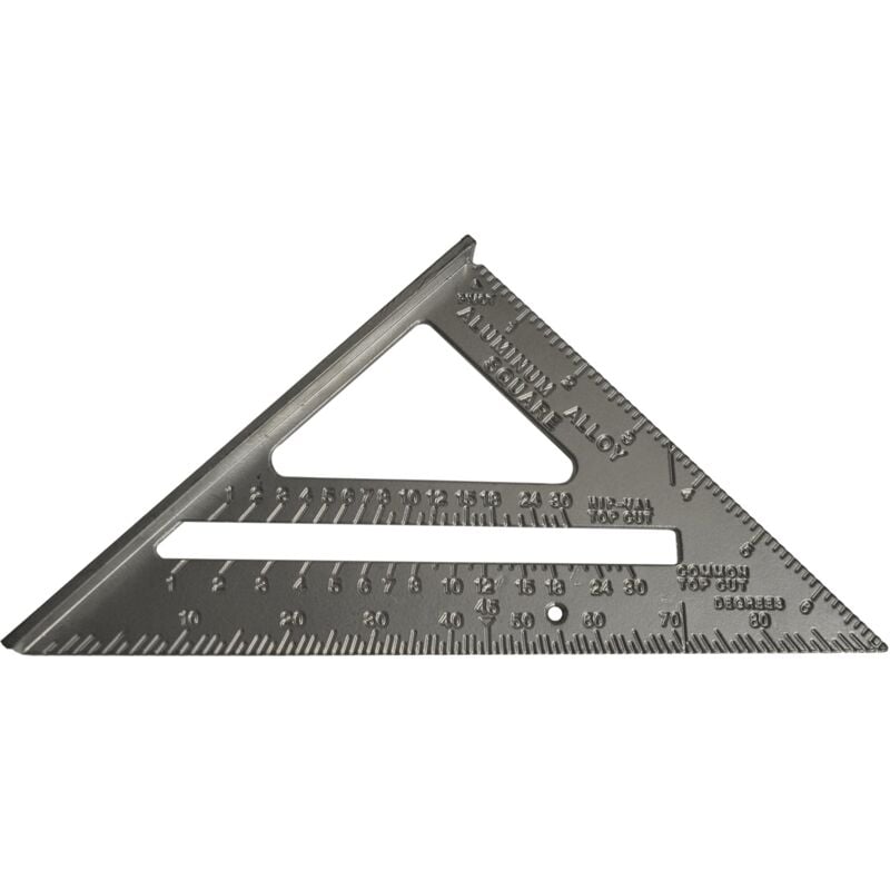 foto del prodotto faithfull faicsquick squadra per tetti, 180 mm, facile e rapida, in alluminio, faicsquick