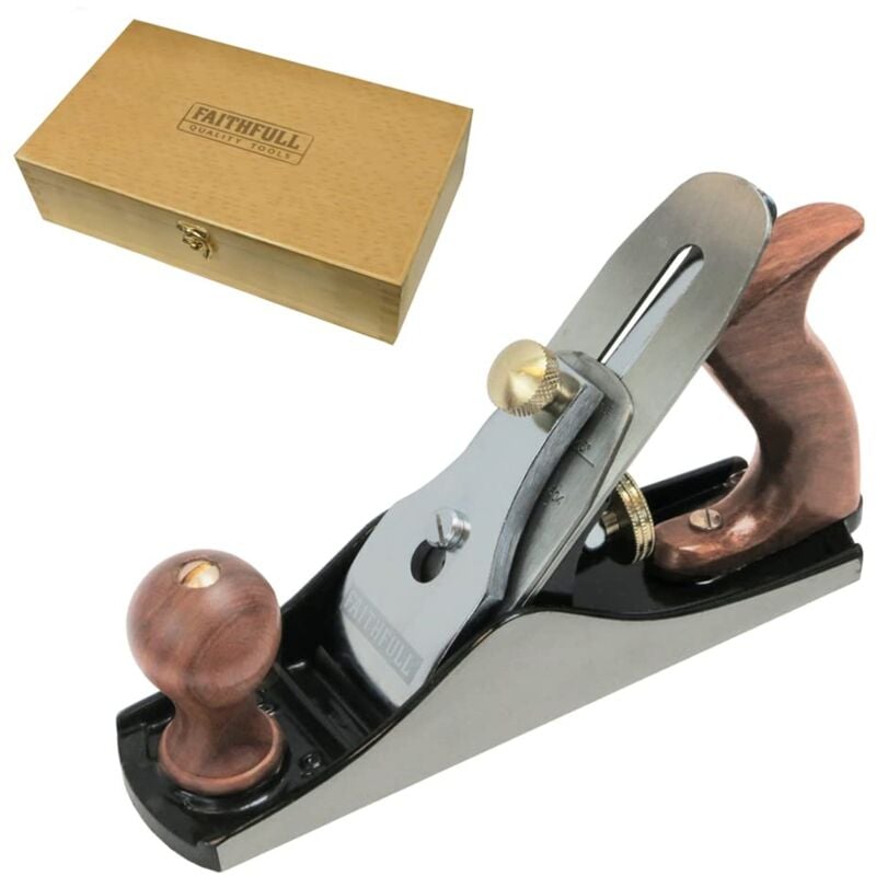 foto del prodotto faithfull faiplane4b, pialla per livellare, in scatola di legno