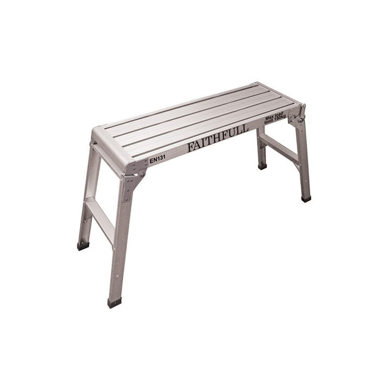 foto del prodotto faithfull piattaforma pieghevole altezza 520 mm carico massimo 150 kg