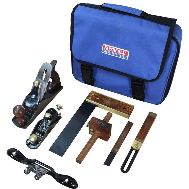 foto del prodotto faithfull set di attrezzi da falegname, 7 pz. faicarpbag