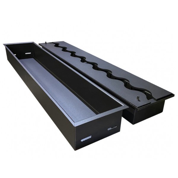 foto del prodotto fala 200 bruciatore inserto a bioetanolo da incasso con contenitore di sicurezza 120 cm capienza 10l