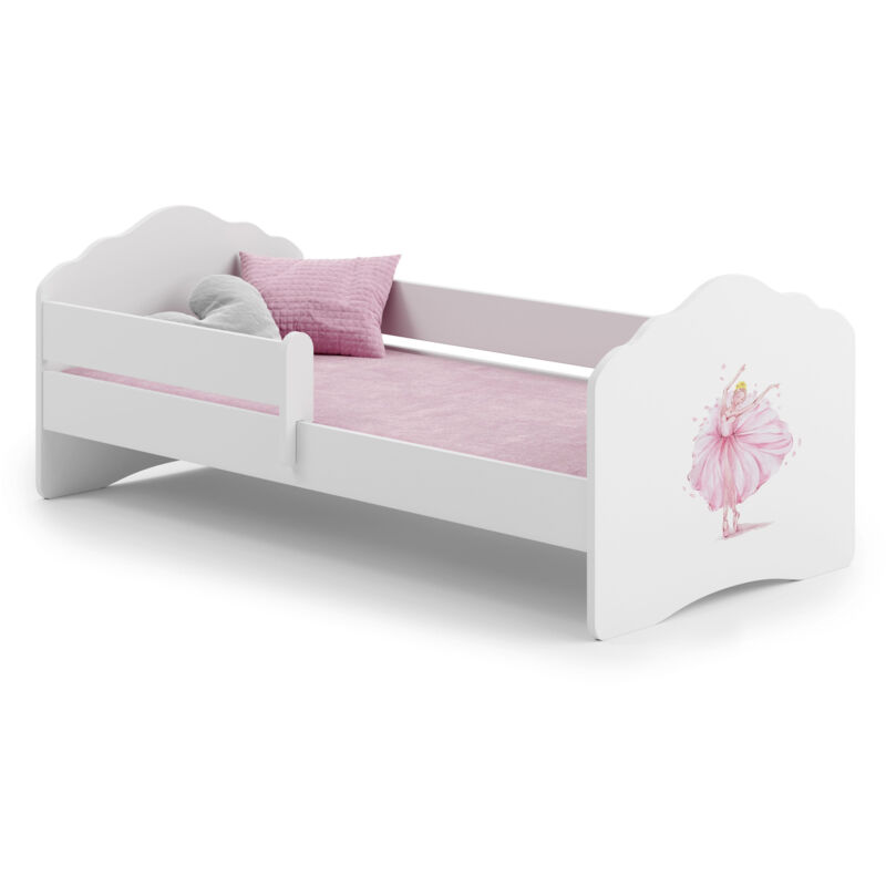 foto del prodotto fala letto wave singolo 140x70 con sponda principessa in corona