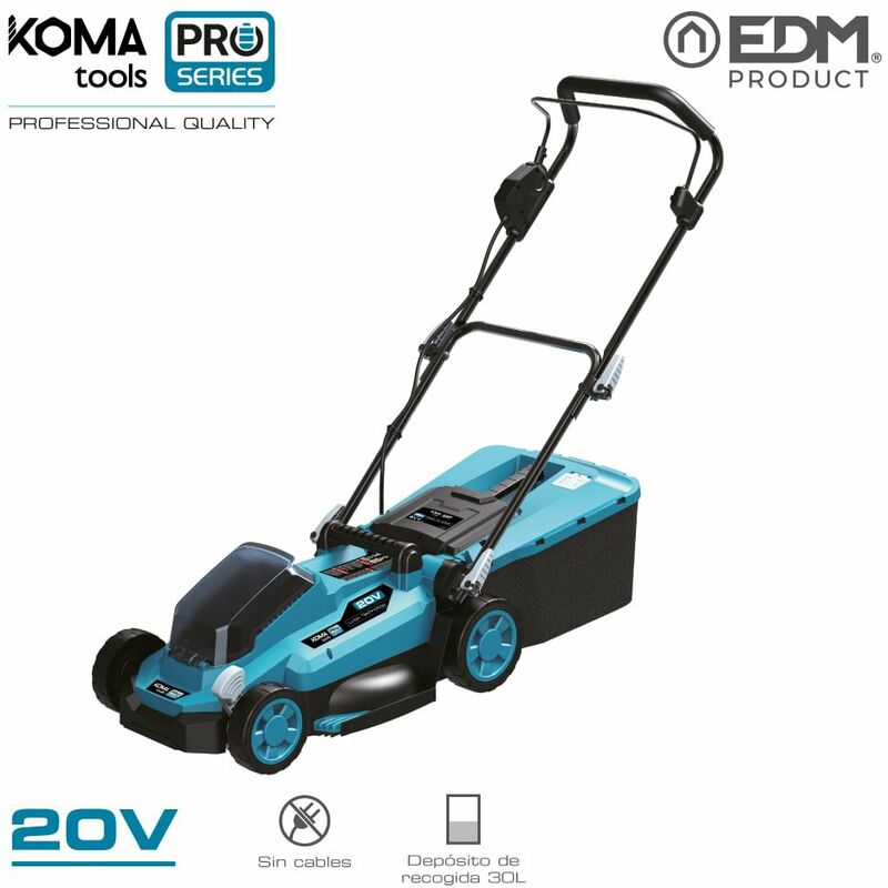 foto del prodotto falciatrice 20v brushless senza batteria e caricatore 97x93cm koma tools pro series battery