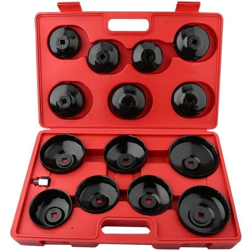 foto del prodotto falcons kit chiavi a tazza per filtri olio 15 pz chiave filtro olio