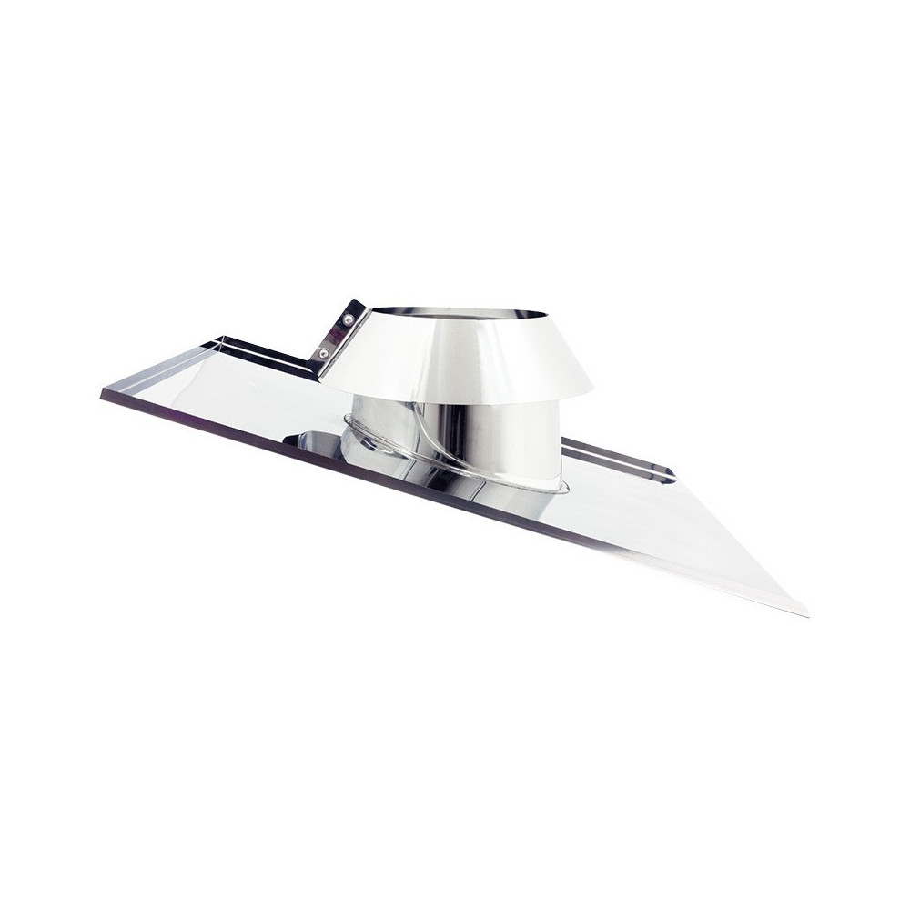 foto del prodotto faldale inclinato da 200mm in acciaio inox 6 decimi aisi 304