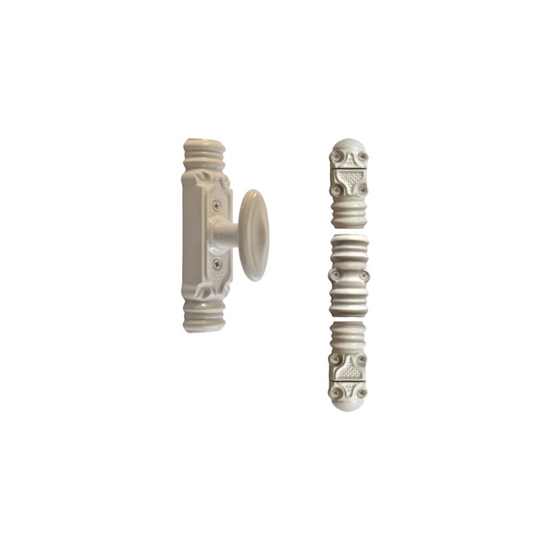 foto del prodotto falsa cremonese rollinger bianco rustico pomello n 6 per asta 16 x 8 crd168bt6bv