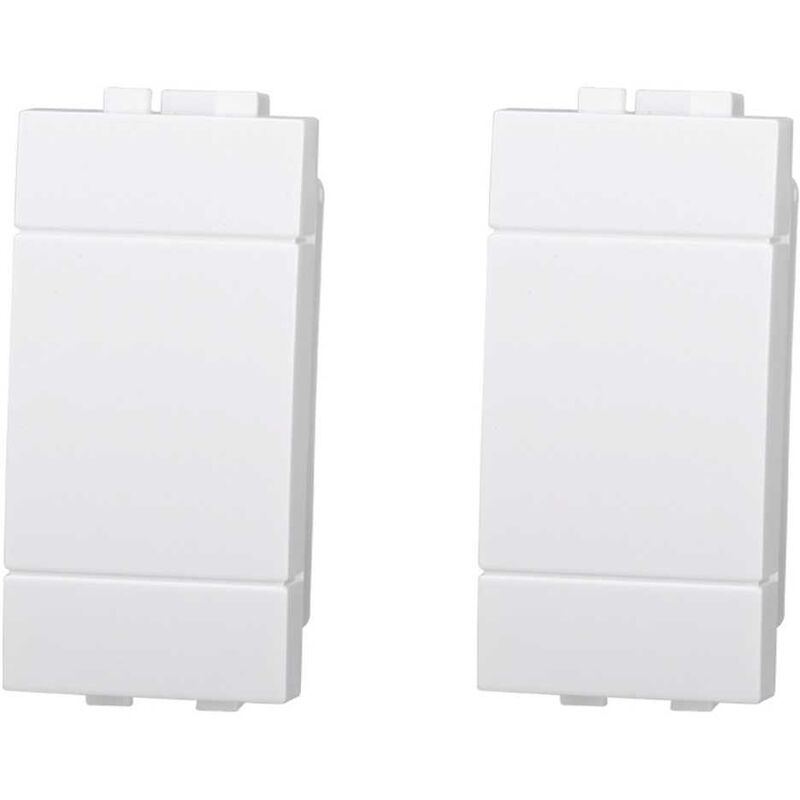 foto del prodotto falso polo compatibile bticino livinglight colore bianco confezione 2pcs
