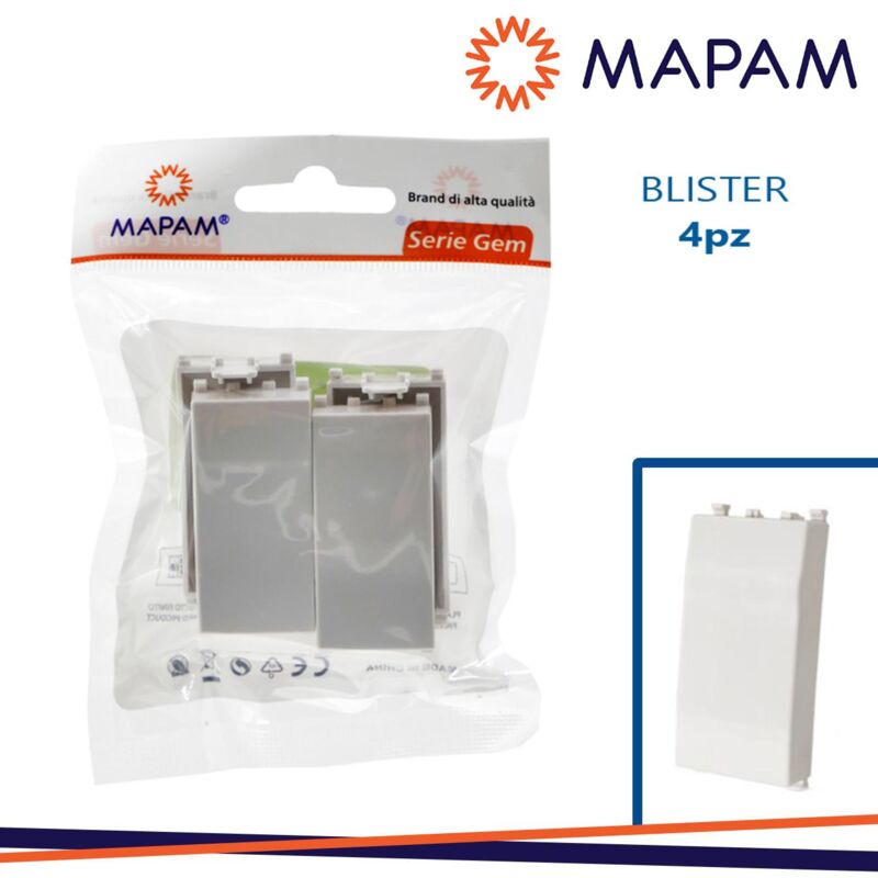 foto del prodotto falso polo t2 gem 6000b bianco in blister