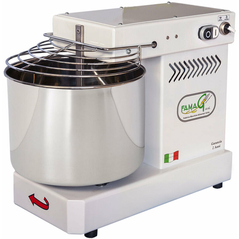 foto del prodotto famag impastatrice a spirale testa fissa 10kg 400w im10 230 10 velocit 