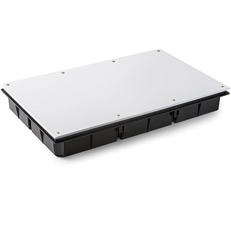 foto del prodotto famatel scatole da incasso ict ip30 ict rtr tb rdsi coperchio con viti 300 x 500 x 60 bianco e nero