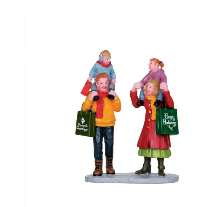 foto del prodotto family christmas shopping 22022 villaggio di natale lemax