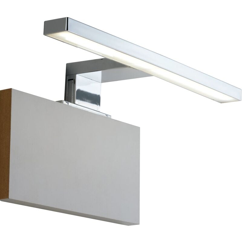 foto del prodotto fan europe - applique da bagno led sacs in metallo cromato 4.5w 4000k luce naturale '