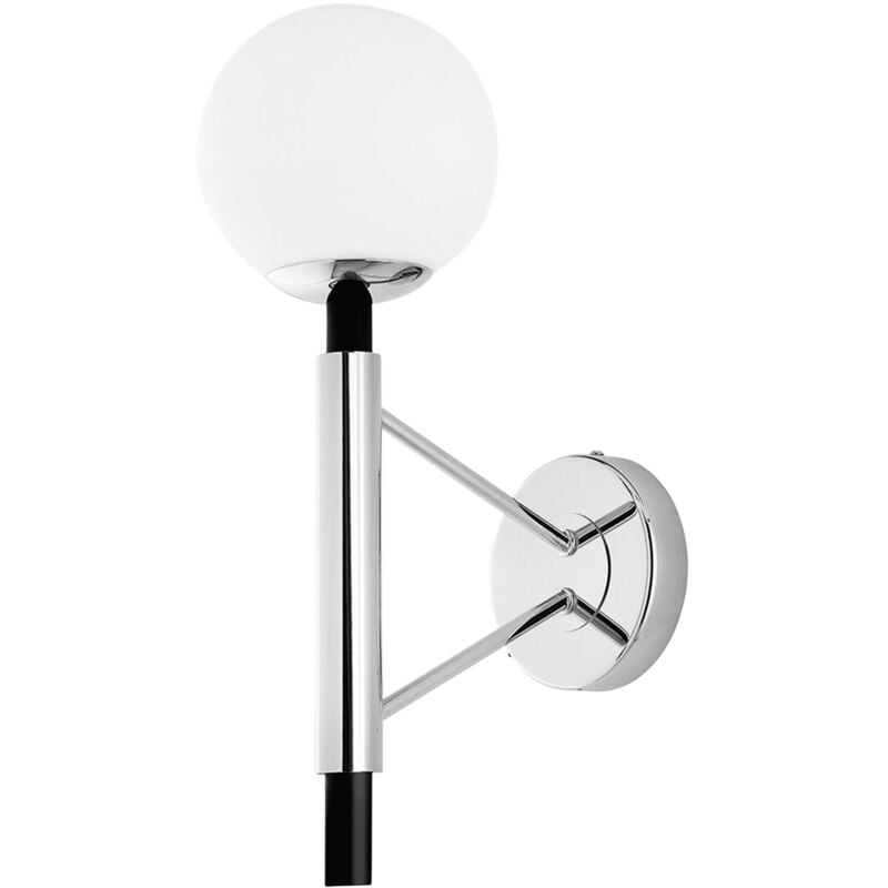 foto del prodotto fan europe applique hammond in metallo cromato con diffusore in vetro 
