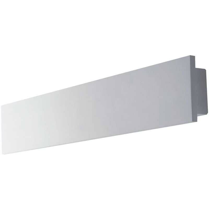 foto del prodotto fan europe applique led ortisei in gesso bianco verniciabile 18w 4000k 60 cm. 