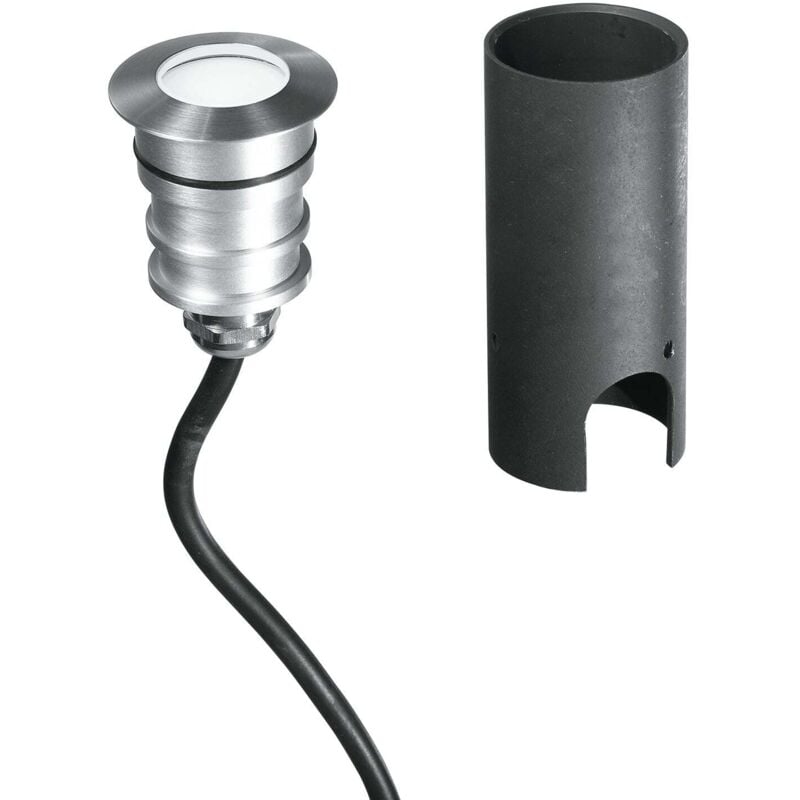 foto del prodotto fan europe calpestabile led da esterno impact 24v tondo nichel 3w 4000k luce naturale 