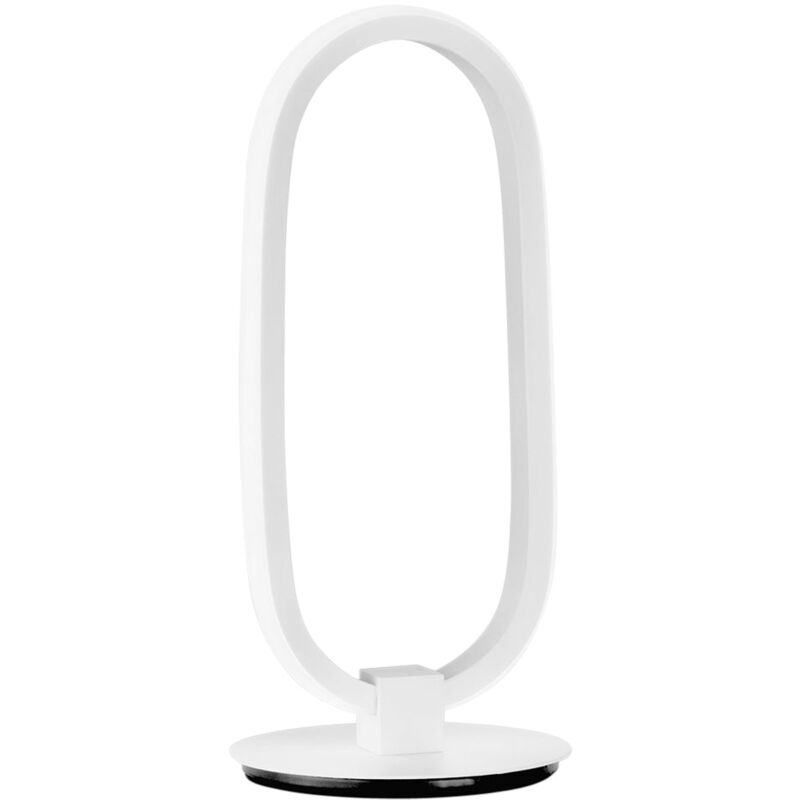 foto del prodotto fan europe lume led infinity in alluminio bianco 11.5w 4000k luce naturale 