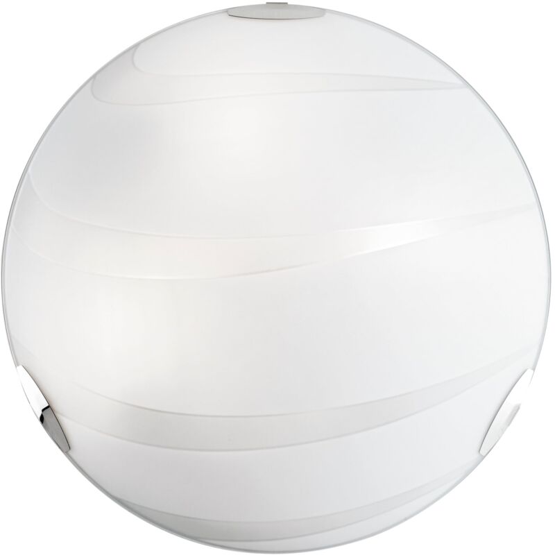 foto del prodotto fan europe plafoniera cri in vetro bianco 50 cm. 