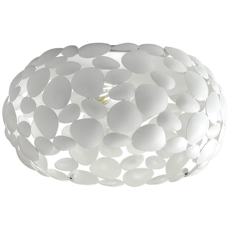 foto del prodotto fan europe plafoniera dioniso in metallo bianco 35 cm. bianco