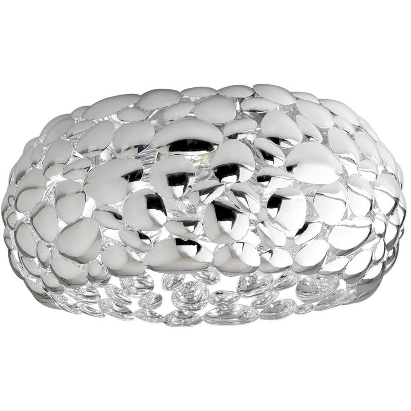 foto del prodotto fan europe plafoniera dioniso in metallo cromato 35 cm. 