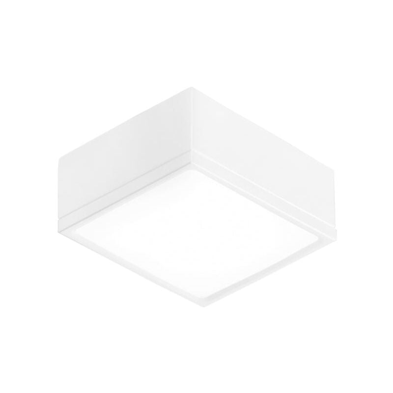 foto del prodotto fan europe plafoniera led klio quadrata bianca 16w luce naturale 11 cm. 
