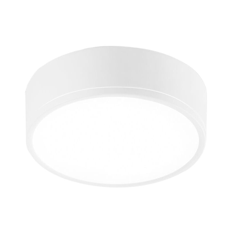 foto del prodotto fan europe plafoniera led klio rotonda bianca 22w 4000k luce naturale 17 cm. 