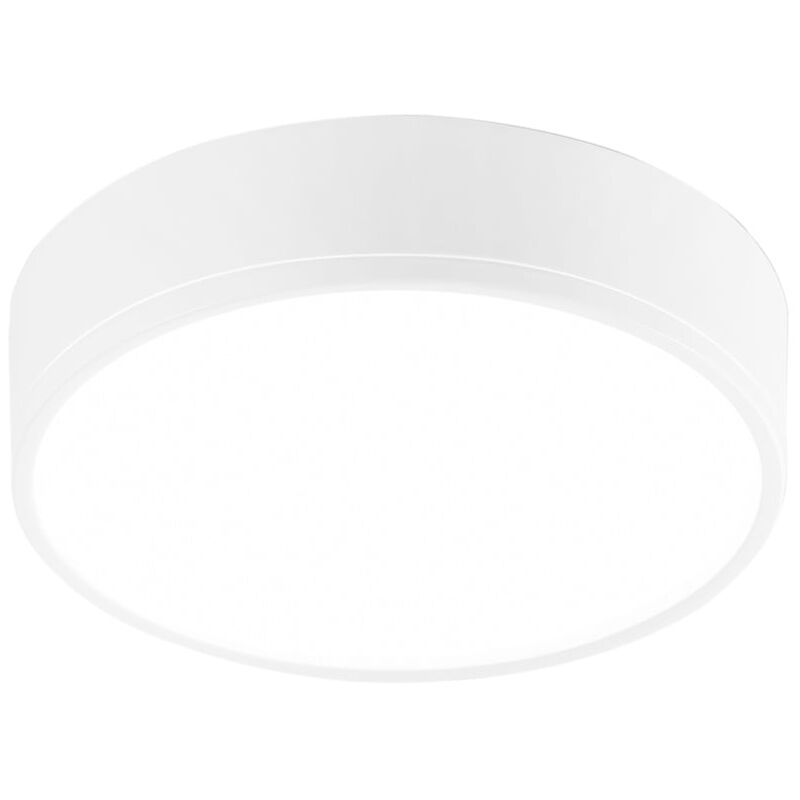 foto del prodotto fan europe plafoniera led klio rotonda bianca 36w 4000k luce naturale 21 cm. 