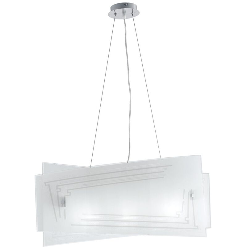 foto del prodotto fan europe sospensione concept in vetro bianco 60 cm. 