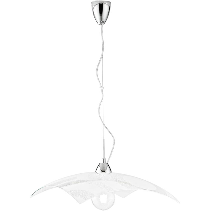 foto del prodotto fan europe sospensione miro in vetro bianco 45 cm. 