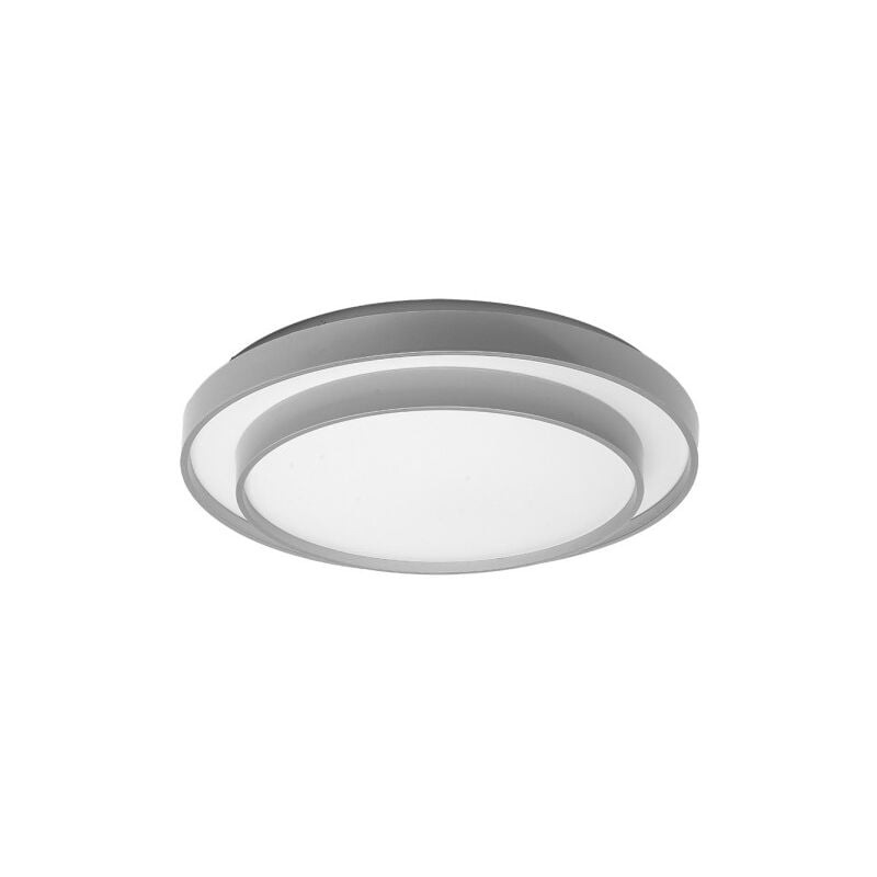 foto del prodotto fana lampada da soffitto 60w 3000-4200-6500k bianco argento 9x50x50cm 5400lm con telecomando e memoria