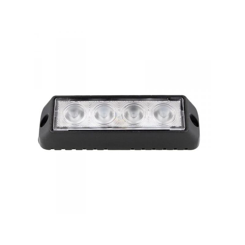 foto del prodotto fanale luci diurne a led drl work light faro da lavoro 12v 24v 12w 4x3w ip67 bianco