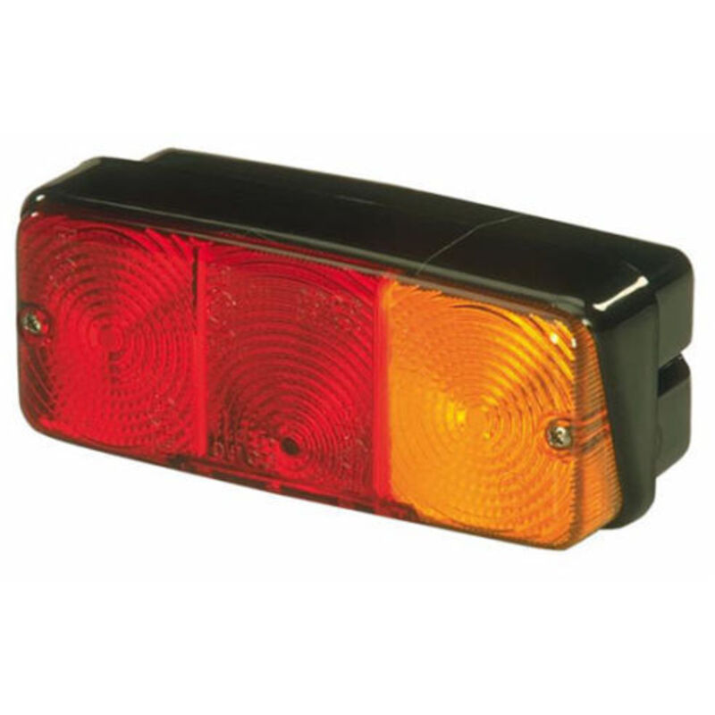 foto del prodotto fanale posteriore 3 luci per trattori carrello appendice rimorchio dx (20232)