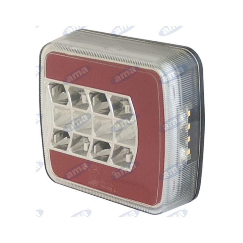 foto del prodotto fanale posteriore sinistro led 106,5x98,8x35mm trattore macchina operatrice 12 24v