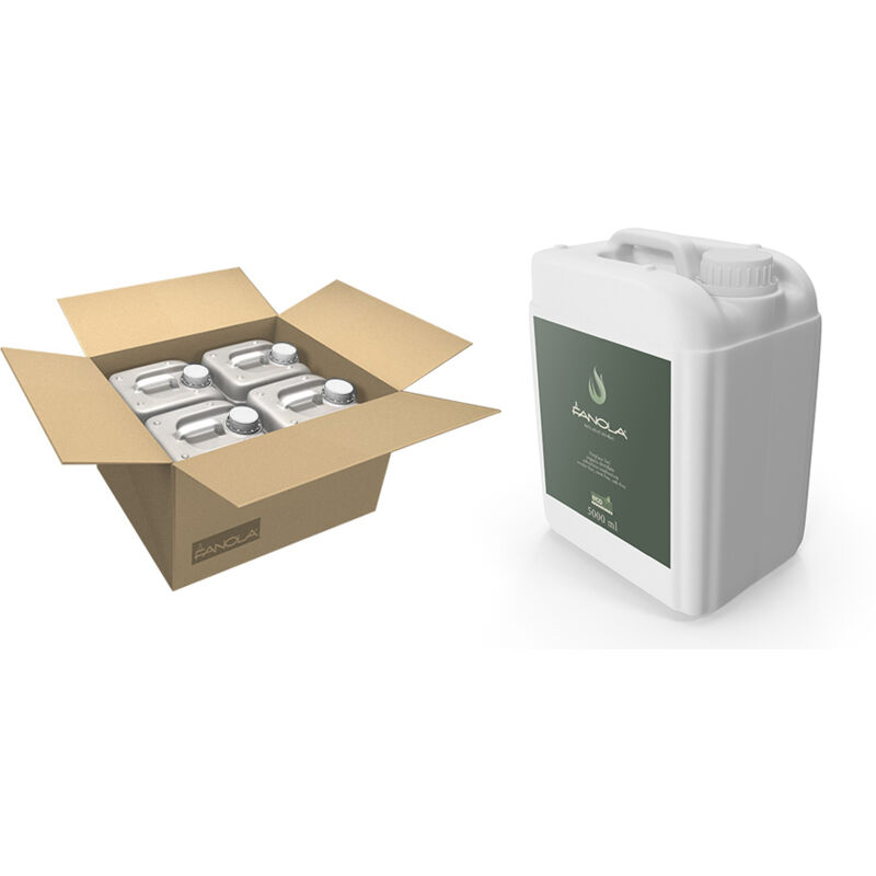 foto del prodotto fanola premium combustibile liquido bioetanolo per caminetti origine vegetale combustione pulita nessun fumo, fuliggine o cenere neutro per