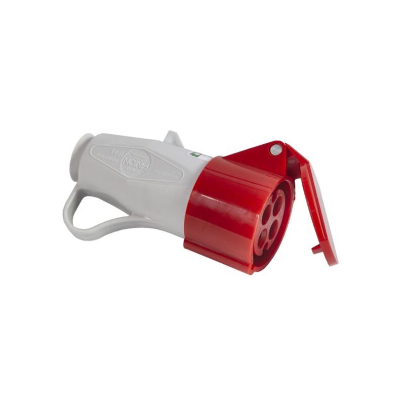 foto del prodotto fanton 71010 presa mobile rossa trifase 3p t 16a 380 415v 6h ip44 con cablaggio a vite