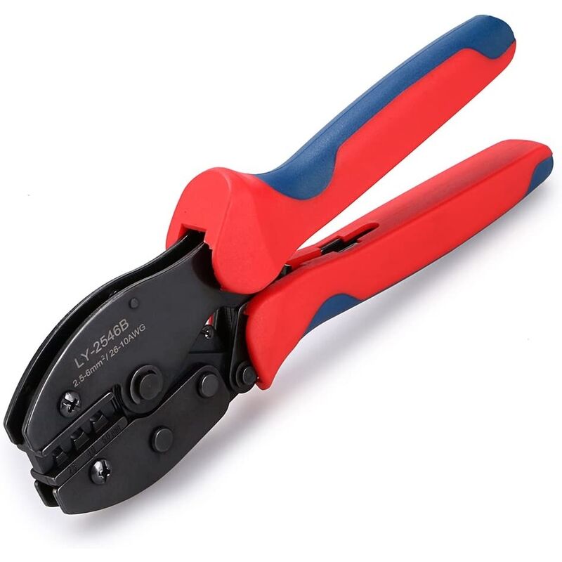 foto del prodotto fanton a99990 pinza crimpatrice per connettori fotovoltaici a matrice fissa mc4 per sezione cavo da 4 a 6 mm²