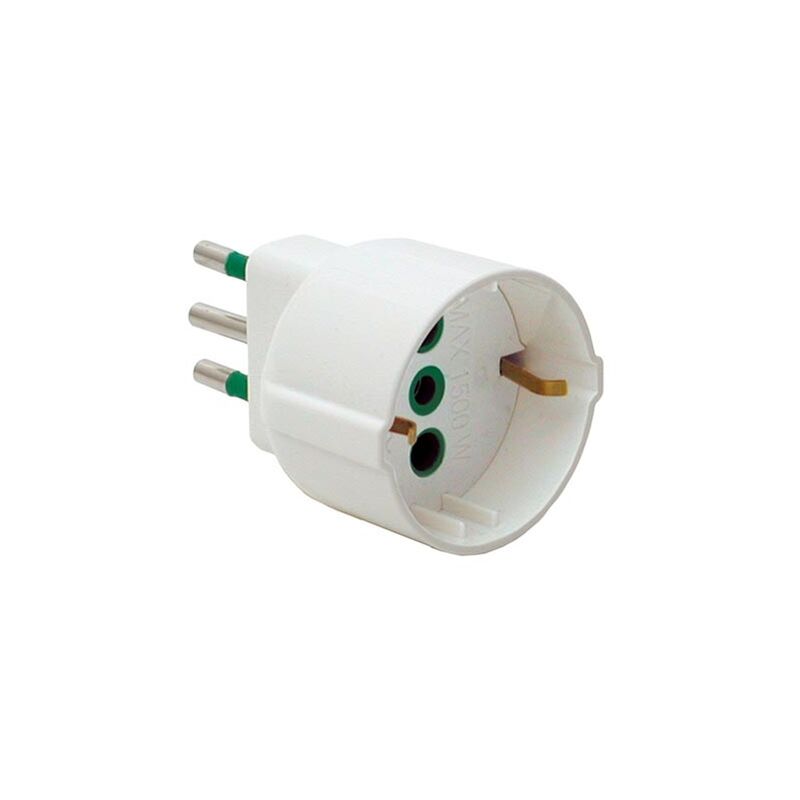 foto del prodotto fanton adattatore semplice spina italiana 2p t 10a s11 presa italiana tedesca 2p t 10a p30