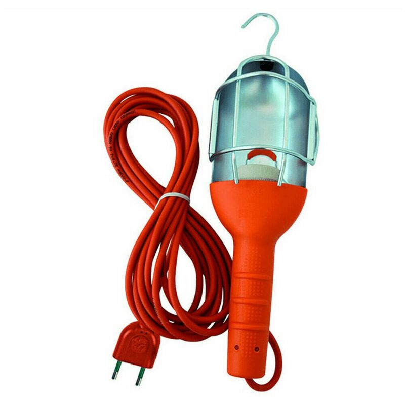 foto del prodotto fanton lampada da lavoro con cavo 10m 2x0,75 prot.ferro aladin ar mod.61080