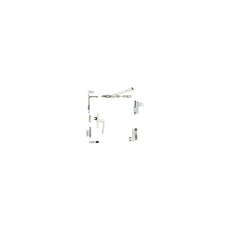 foto del prodotto fapim kit per inclinazione e rotazione galicube 1 v con cremonese gea bussola media da 562 a 1200 mm argento 1330bfg6