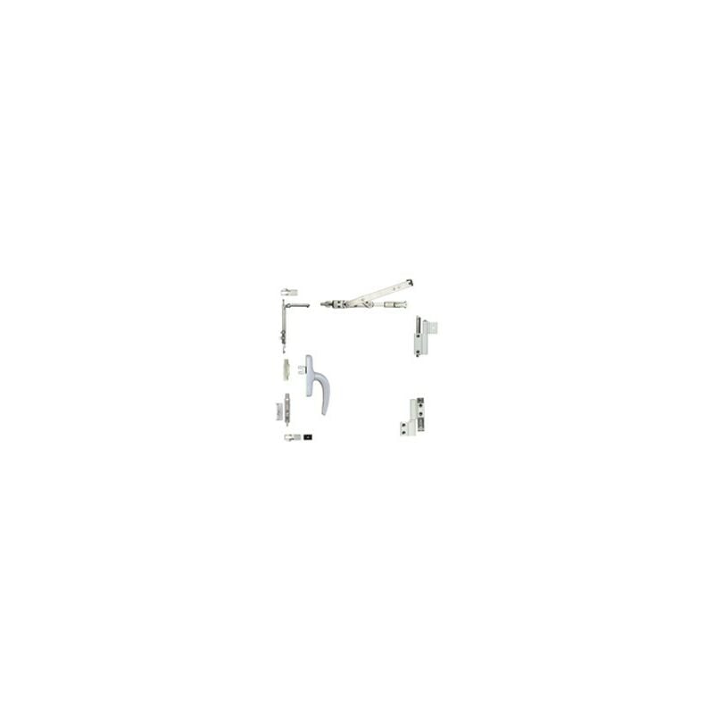 foto del prodotto fapim kit per inclinazione e rotazione galicube 1 v con cremonese nefer midi bussola media da 562 a 1200 mm argento 1330bag6