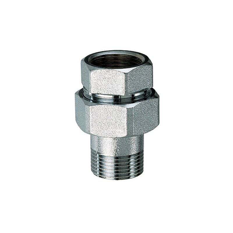 foto del prodotto far 5150 raccordo 3 pezzi diritto in ottone cromato misura 3 4 5150 34