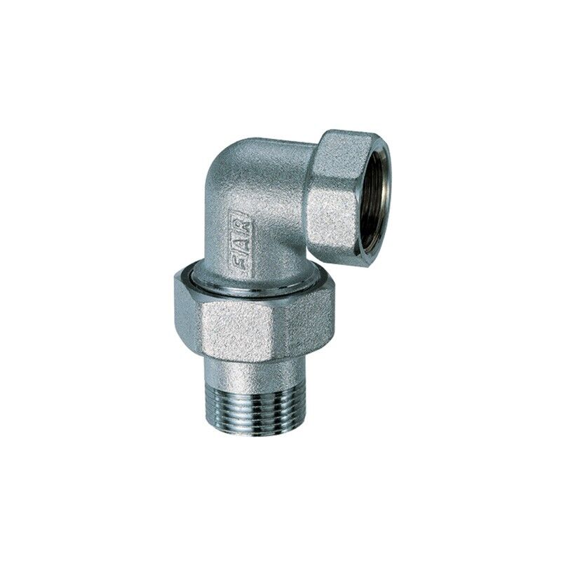 foto del prodotto far 5200 raccordo 3 pezzi curvo in ottone cromato misura 1 5200 1