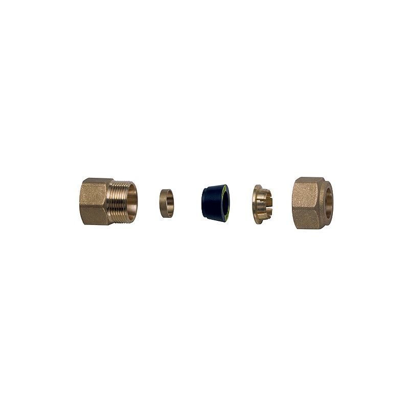 foto del prodotto far 5862 raccordo niplex femmina completo di kit di tenuta per tubo rame per gas misura 1 2 tubo d. 12 5862 1212