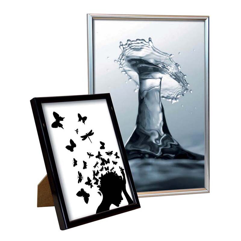 foto del prodotto far cornice ambroise 35x50 colore argento satinato