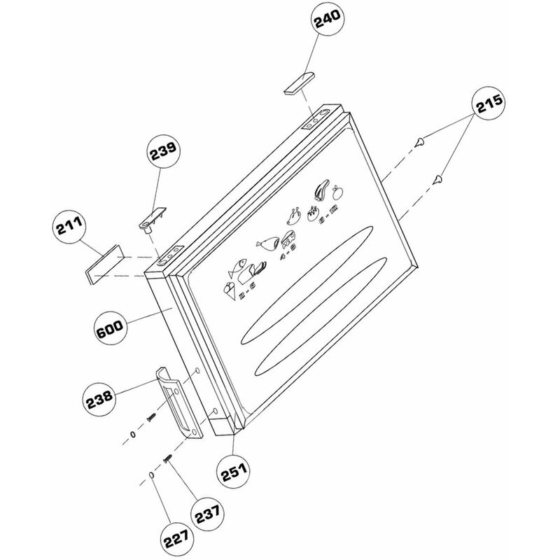 foto del prodotto far - maniglia codice 238 - frigorifero, congelatore 4368261