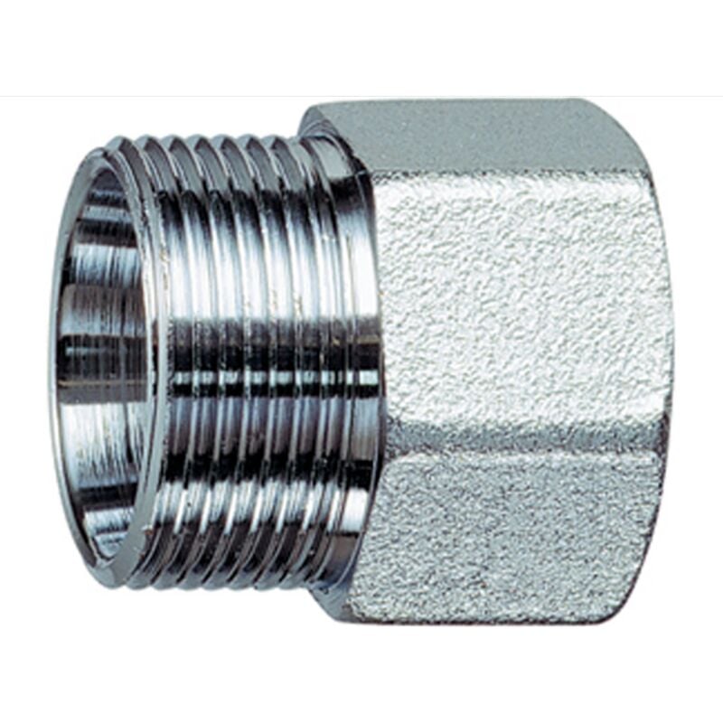foto del prodotto far raccordo diritto femmina in ottone cromato 3 4 m 24x19
