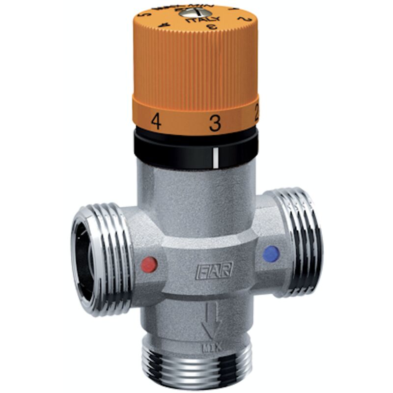 foto del prodotto far rubinetterie solarfar miscelatore termostatico cromato per impianti solari far 3954 1 