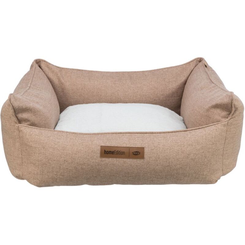 foto del prodotto farello cuccia marrone bianco 60x50cm